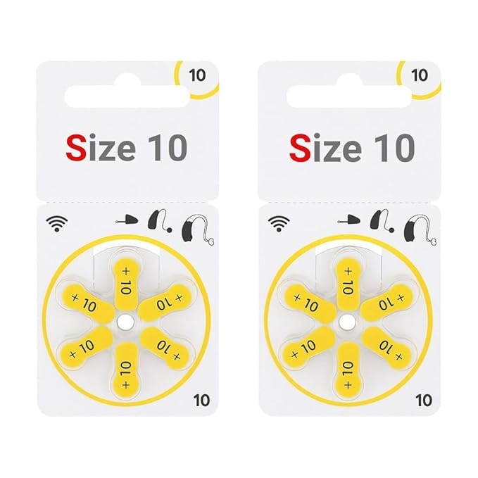 Signia Hearing Aid Batteries- Size 10 (10 Strips - 60 Batteries) - Signia Charger Hearing Aid - Image 1